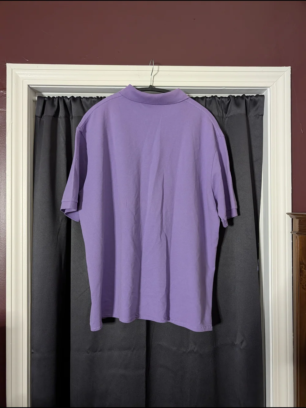 Polo by Ralph Lauren Vintage Lavender Short-Sleeve Polo with Green Pony Logo
